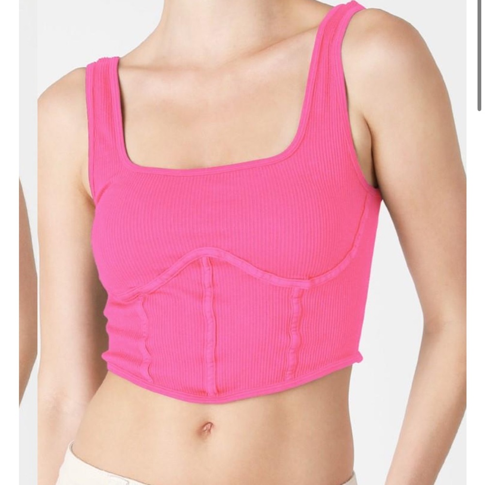 Pink crop top from south moon under
